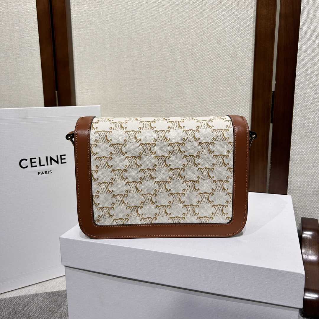 Celine Classique Triomphe-Tasche aus Triomphe-Canvas und Kalbsleder - EUR FASHION