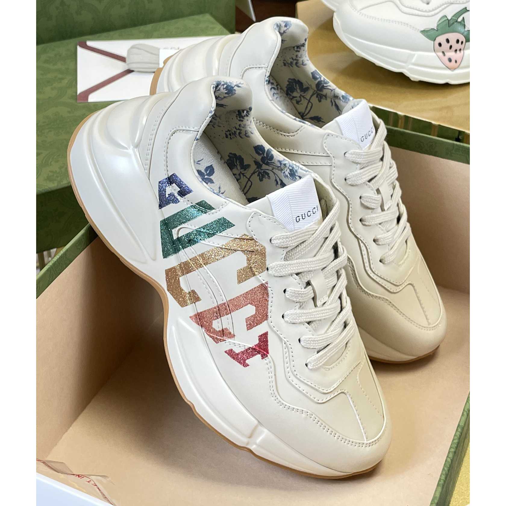 Gucci Rhyton Glitzer Gucci Sneaker - EUR FASHION