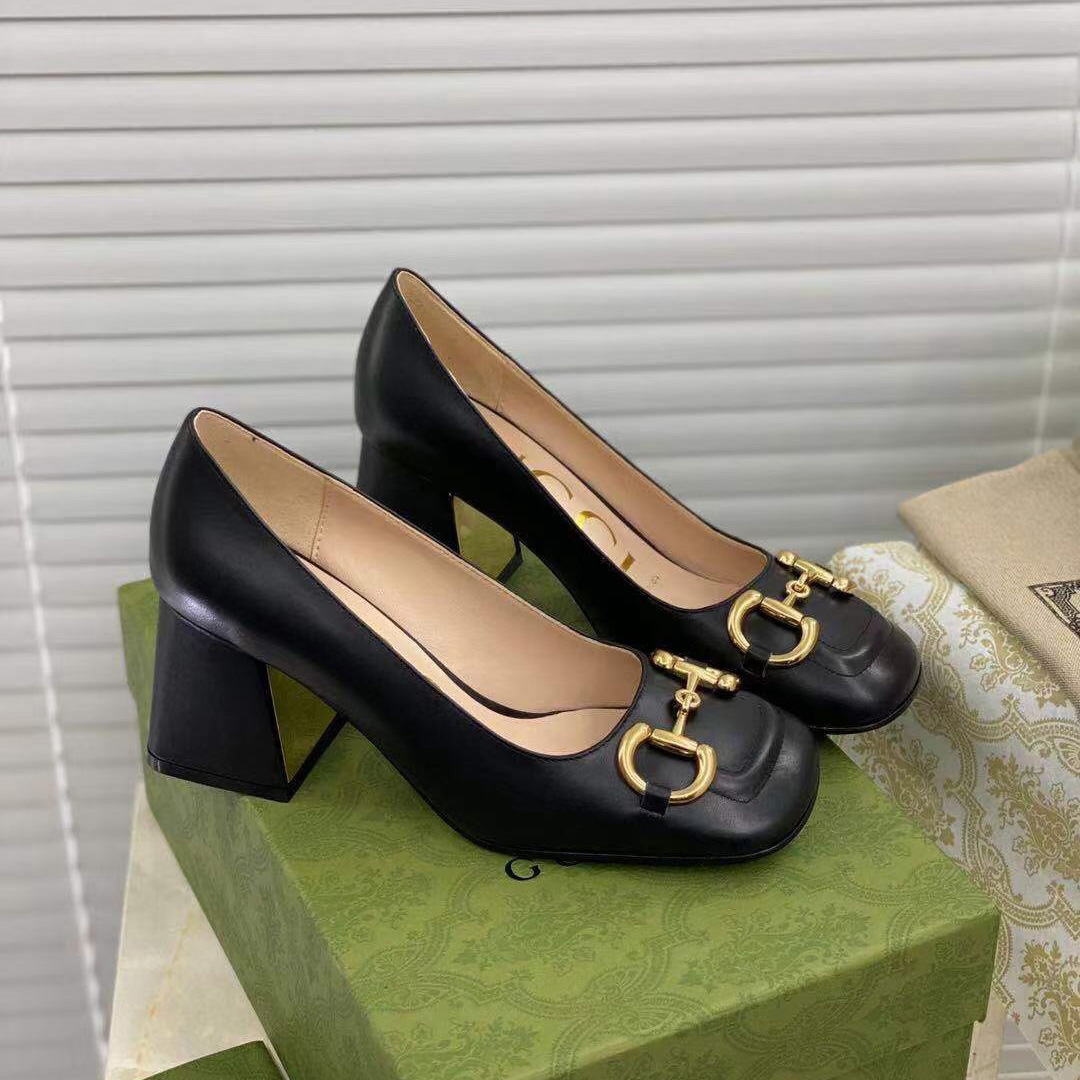 Gucci Damen-Pumps mit mittelhohem Absatz und Horsebit-Motiv - EUR FASHION