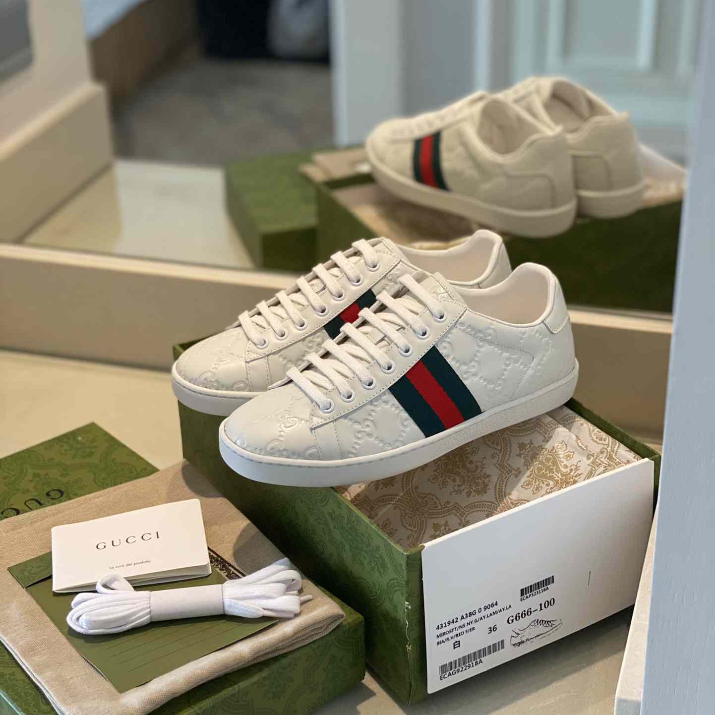 Gucci Tennis 1977 Sneaker (in britischer Größe) - EUR FASHION