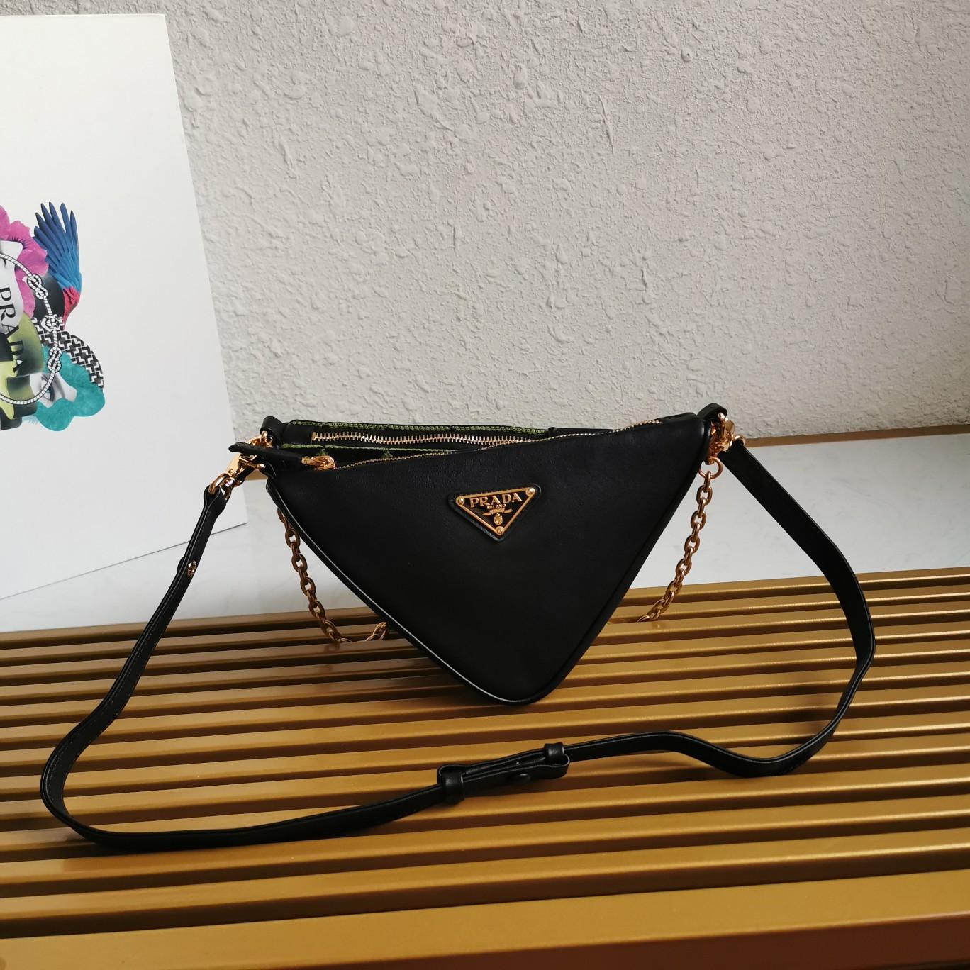 Prada Symbole Minitasche aus Leder und Stoff (26-16-13 cm) - EUR FASHION