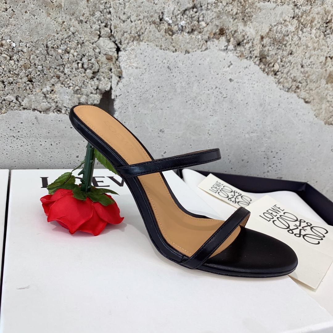 Loewe Rose Heel Sandale aus Ziegenleder - EUR FASHION