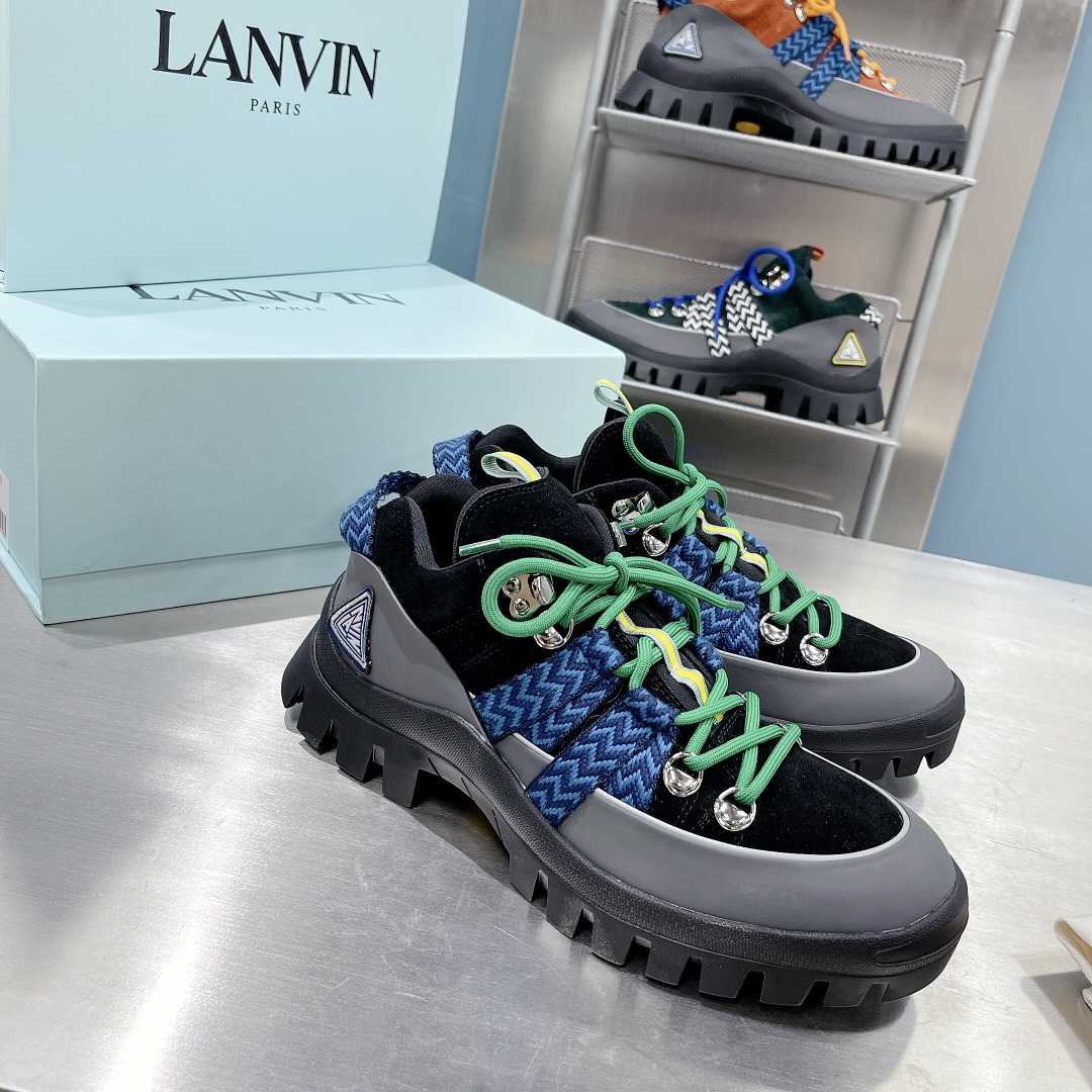 Lanvin-Schnürsneaker mit klobiger Sohle - EUR FASHION