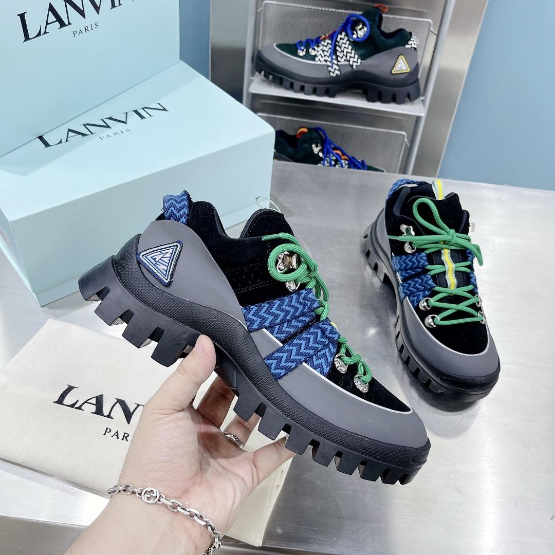 Lanvin-Schnürsneaker mit klobiger Sohle - EUR FASHION