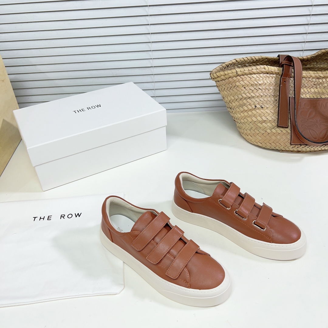 The Row Dean Riemchensneaker aus Leder - EUR FASHION