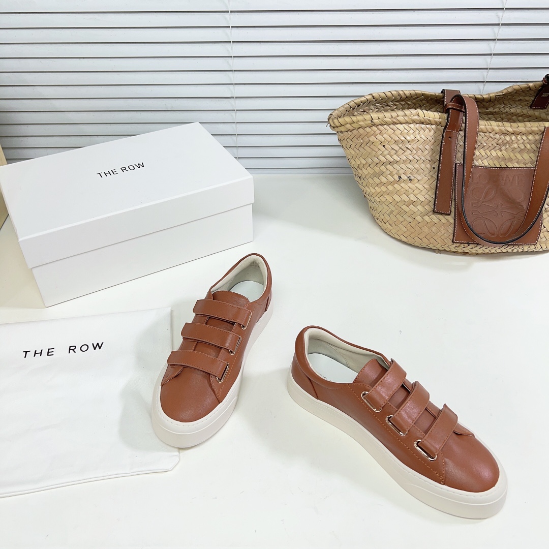 The Row Dean Riemchensneaker aus Leder - EUR FASHION