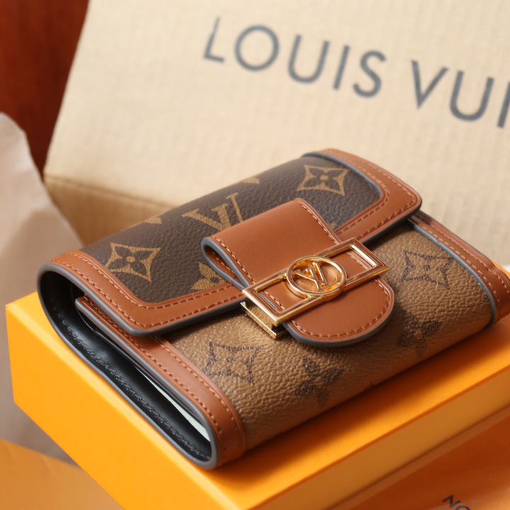 Louis Vuitton Dauphine Kompakt-Geldbörse (12–9,5–3,5 cm) M68725 - EUR FASHION