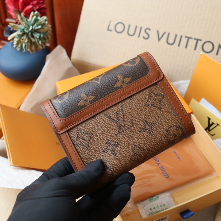 Louis Vuitton Dauphine Kompakt-Geldbörse (12–9,5–3,5 cm) M68725 - EUR FASHION