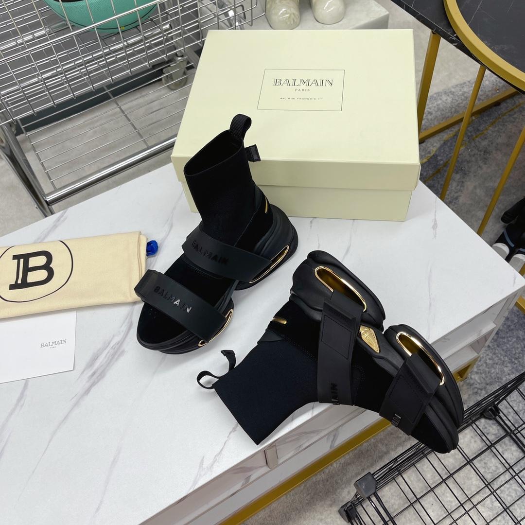 Balmain B-Bold High-Top-Sneaker - EUR FASHION