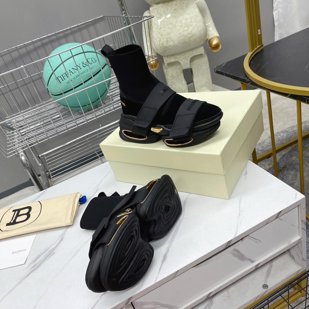 Balmain B-Bold High-Top-Sneaker - EUR FASHION
