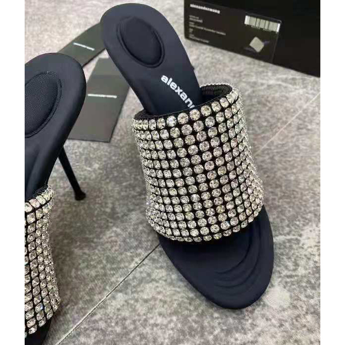 Alexander Wang Sienna Crystal Slide Sandalen - EUR FASHION