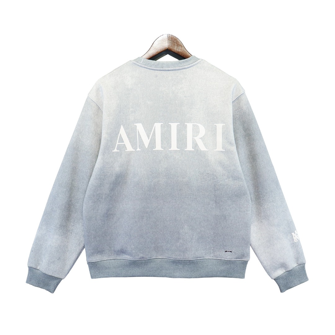 Baumwoll-Sweatshirt mit Amiri-Logo - EUR FASHION