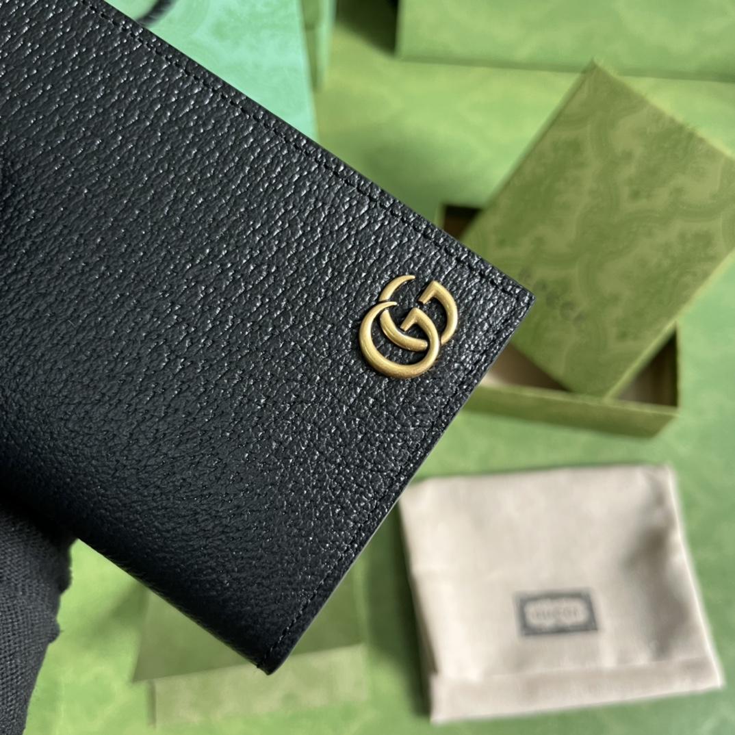 Gucci GG Marmont langes Ausweisportemonnaie aus Leder - EUR FASHION