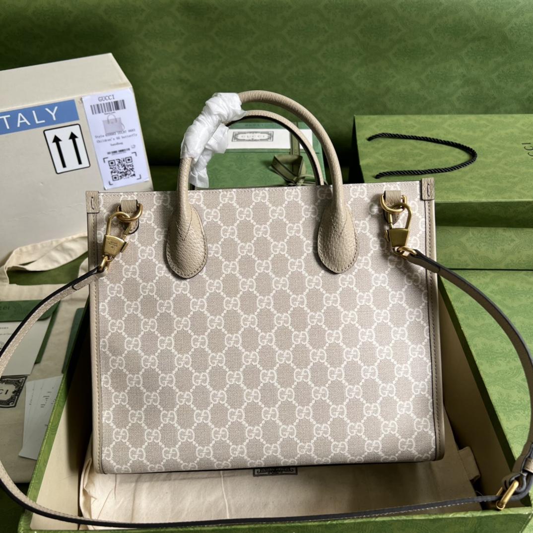Kleine Gucci-Tragetasche mit ineinandergreifendem G (31–26,5–14 cm) - EUR FASHION