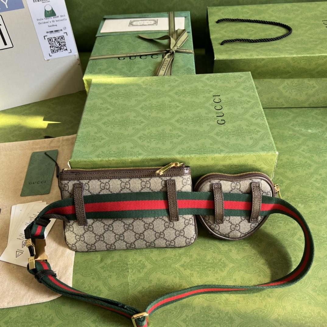 Gucci Ophidia GG Heart Utility-Gürtel (12–11–2 cm/20–13 cm) - EUR FASHION
