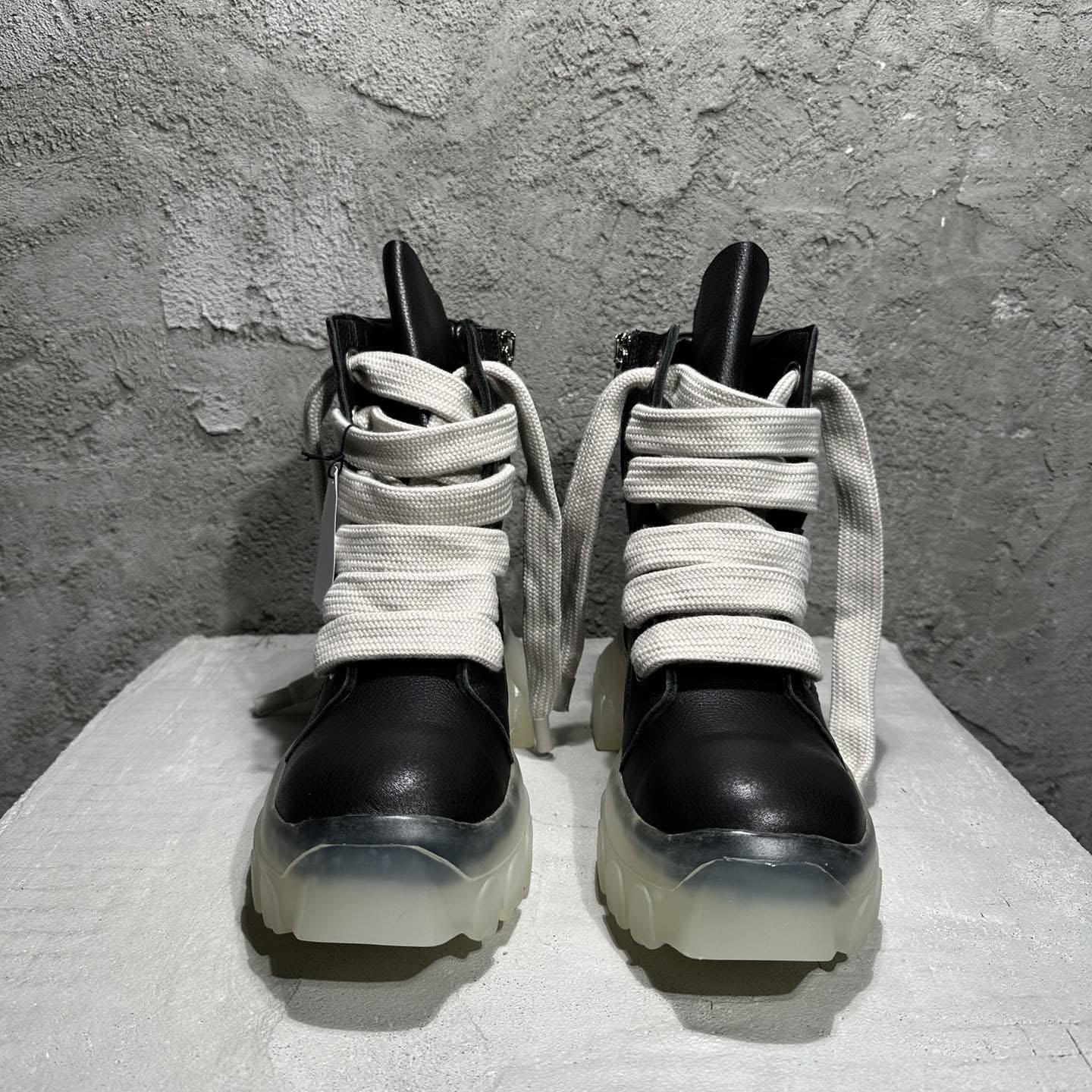 Rick Owens – Beatle – Schnürstiefel in Schwarz - EUR FASHION