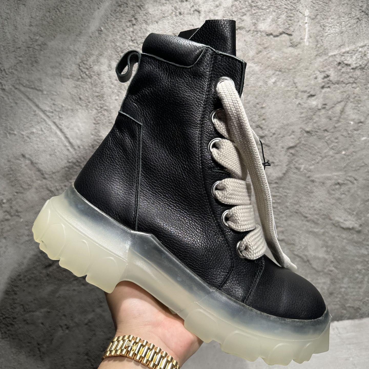 Rick Owens – Beatle – Schnürstiefel in Schwarz - EUR FASHION