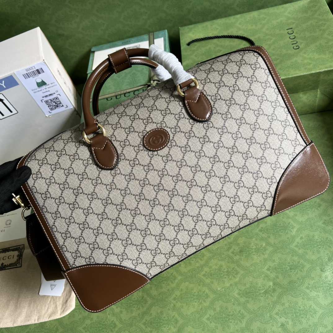 Gucci-Reisetasche mit ineinandergreifendem G (42–26–24 cm) - EUR FASHION
