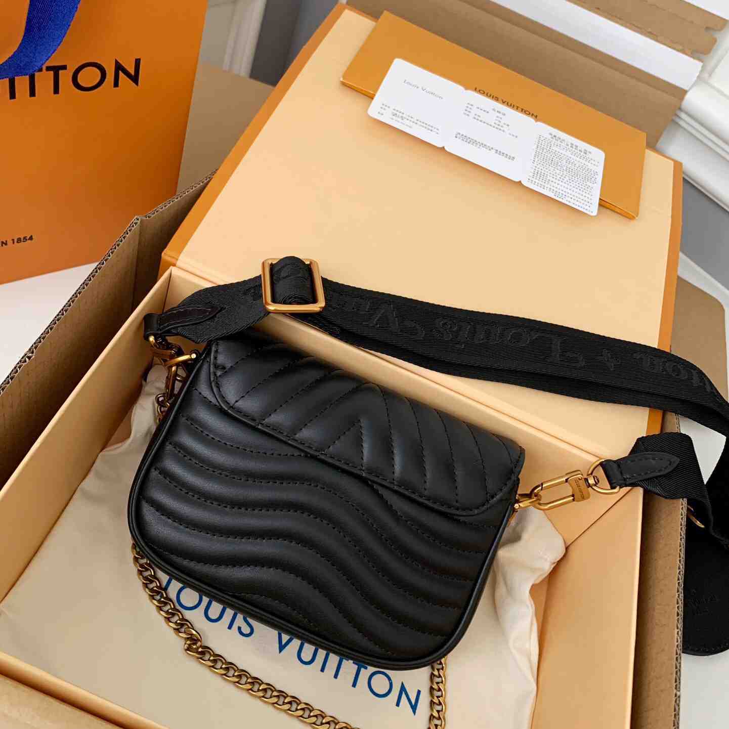 Louis Vuitton New Wave Multi-Pochette (19-14-5 cm) M56461 - EUR FASHION
