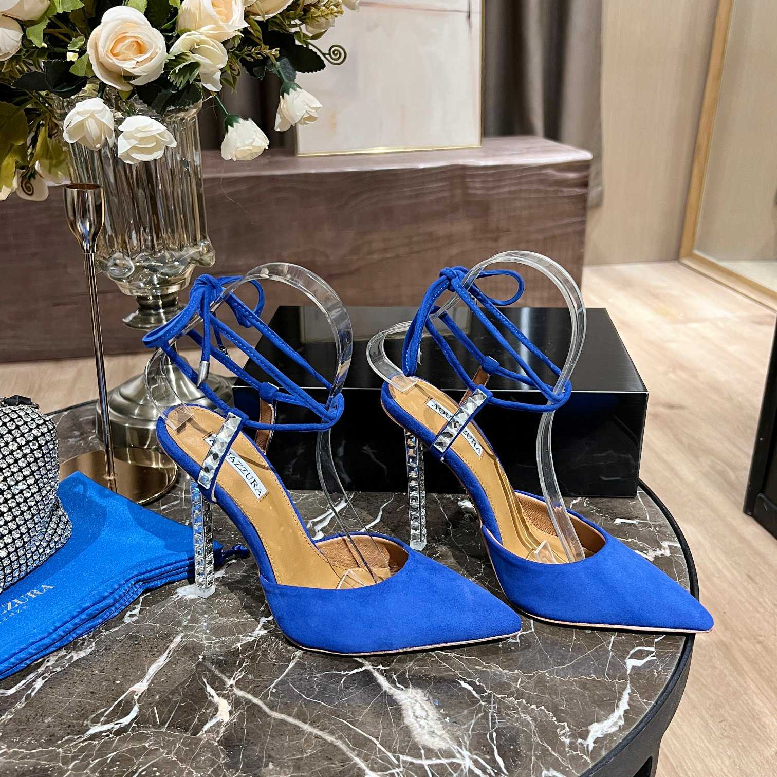 Aquazzura Rock Chic 105 Wildlederpumps - EUR FASHION