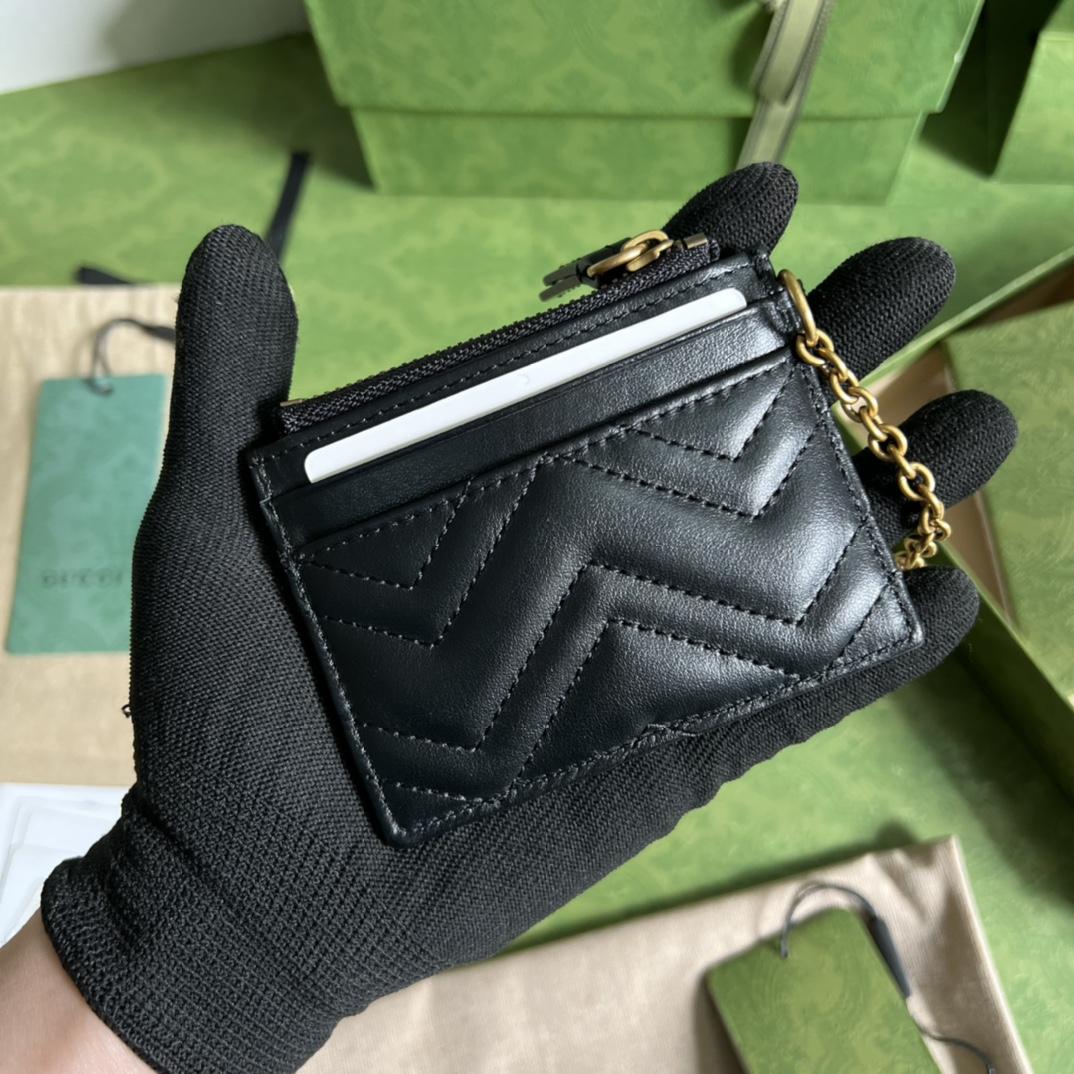 Gucci GG Marmont Schlüsselanhänger-Geldbörse (10–7,5–1 cm) - EUR FASHION
