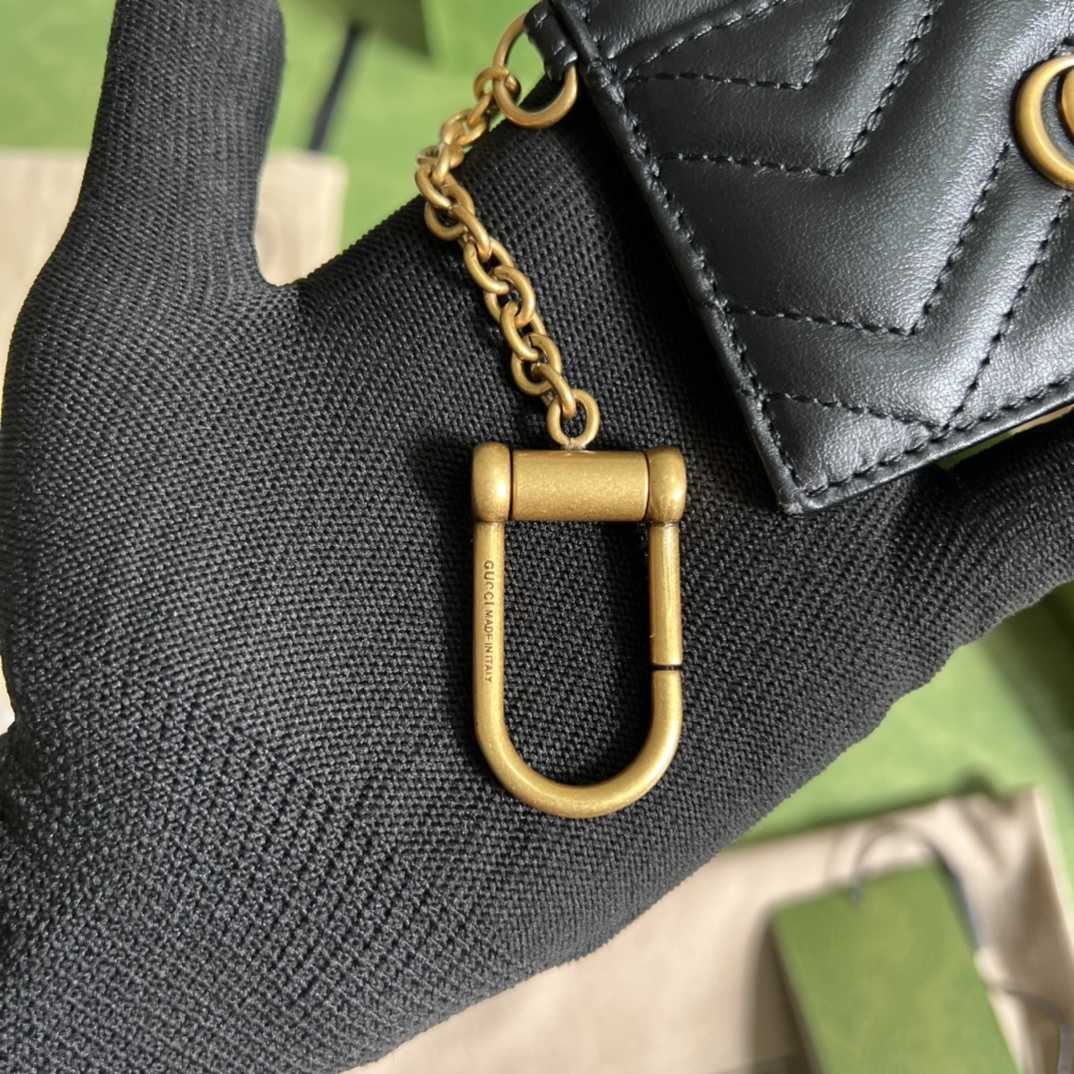Gucci GG Marmont Schlüsselanhänger-Geldbörse (10–7,5–1 cm) - EUR FASHION