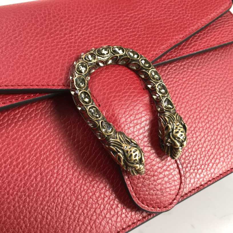 Gucci Dionysus Leder-Umhängetasche (28–18–9 cm) - EUR FASHION