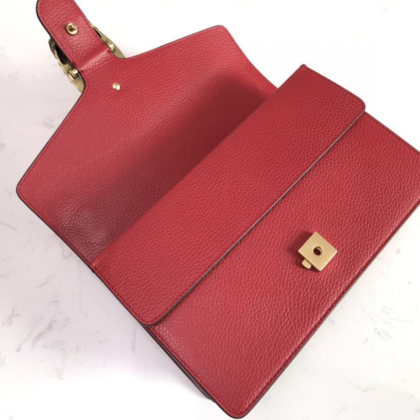 Gucci Dionysus Leder-Umhängetasche (28–18–9 cm) - EUR FASHION