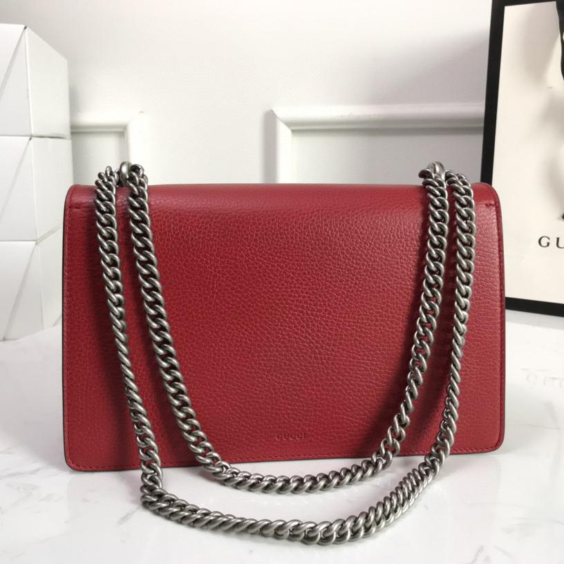 Gucci Dionysus Leder-Umhängetasche (28–18–9 cm) - EUR FASHION