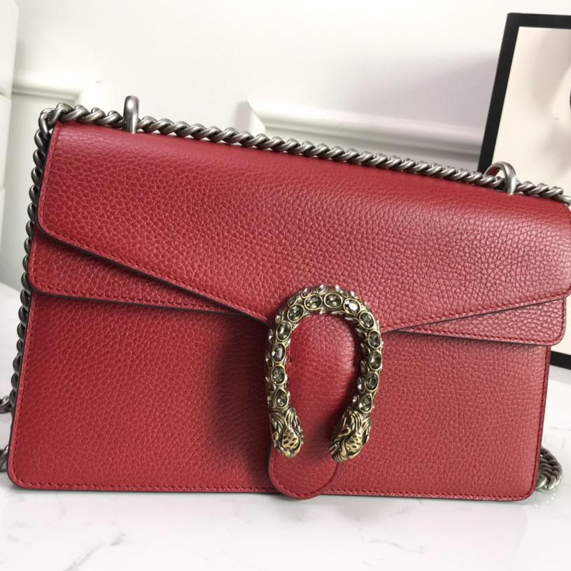 Gucci Dionysus Leder-Umhängetasche (28–18–9 cm) - EUR FASHION