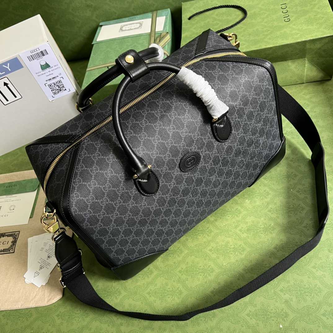 Gucci-Reisetasche mit ineinandergreifendem G (42–26–24 cm) - EUR FASHION