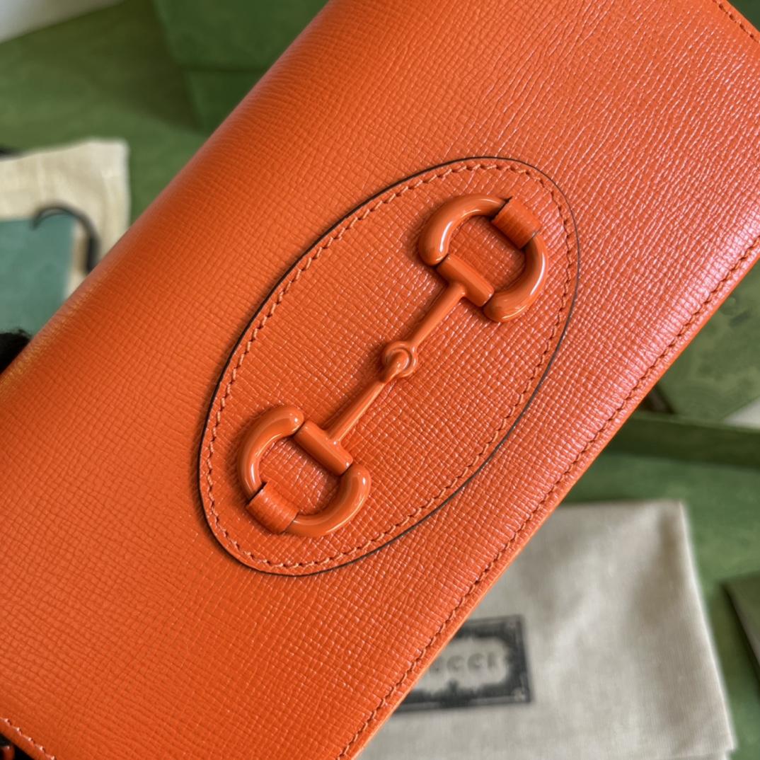 Gucci Horsebit 1955 Geldbörse mit Kette (19-10-4 cm) - EUR FASHION