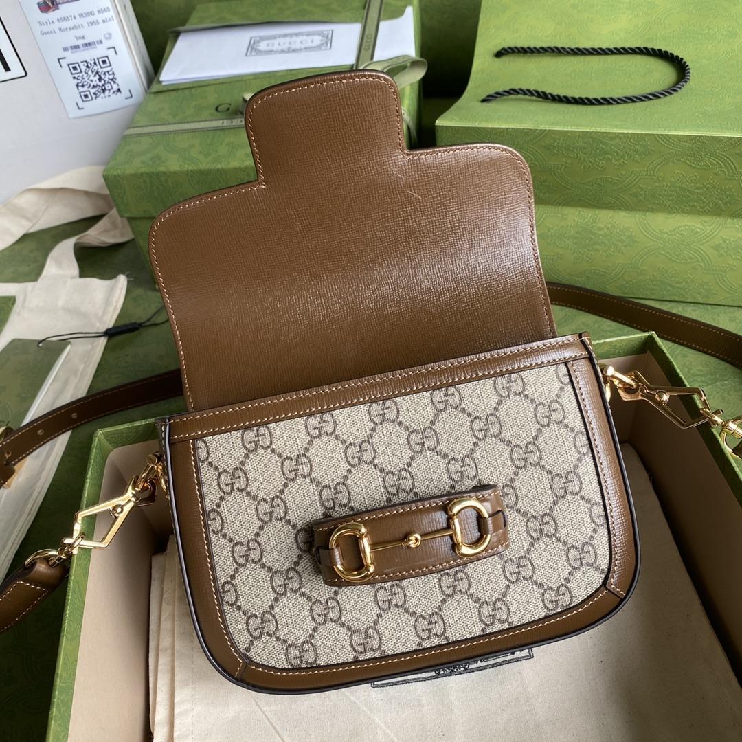 Gucci Horsebit 1955 Mini-Tasche (20,5–14–5 cm) - EUR FASHION