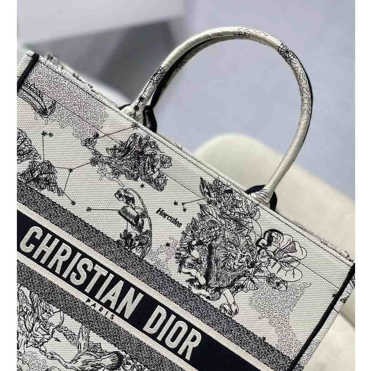Dior Oblique bestickte Buchtasche (41,5–25–18 cm) - EUR FASHION