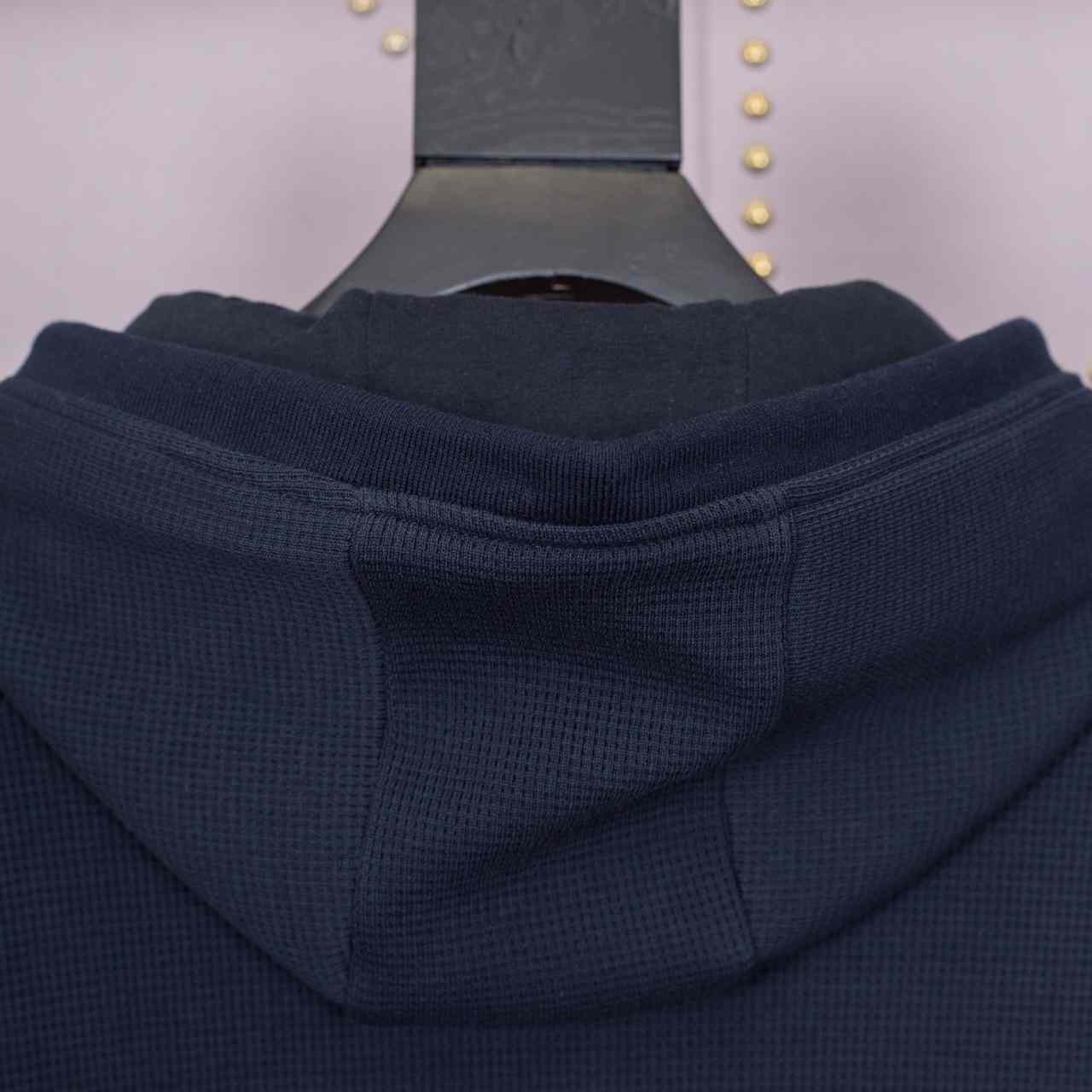 Thom Browne 4-Bar-Kapuzenpullover aus Baumwolle mit Reißverschluss - EUR FASHION