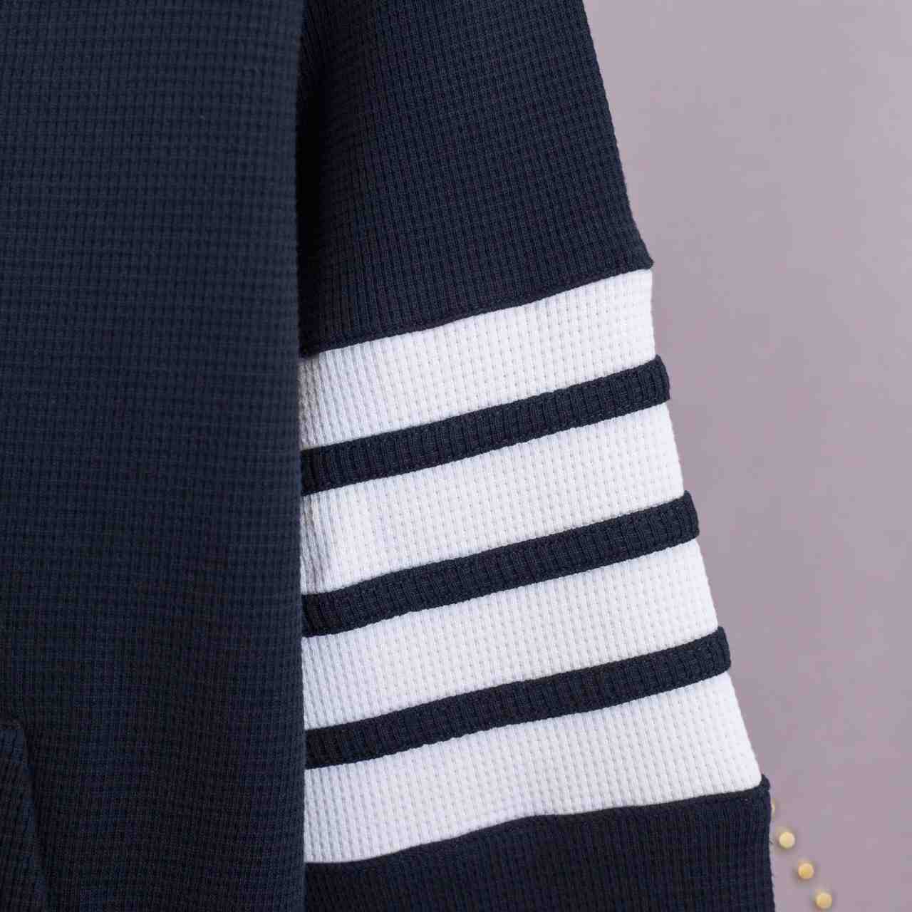 Thom Browne 4-Bar-Kapuzenpullover aus Baumwolle mit Reißverschluss - EUR FASHION