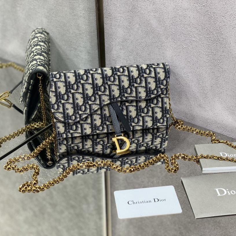 Dior Lange Sattelbrieftasche mit Kette - EUR FASHION