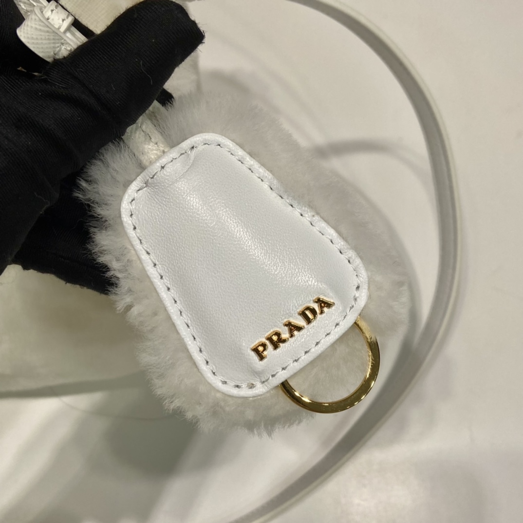 Prada Galleria Shearling Mini-Tasche - EUR FASHION