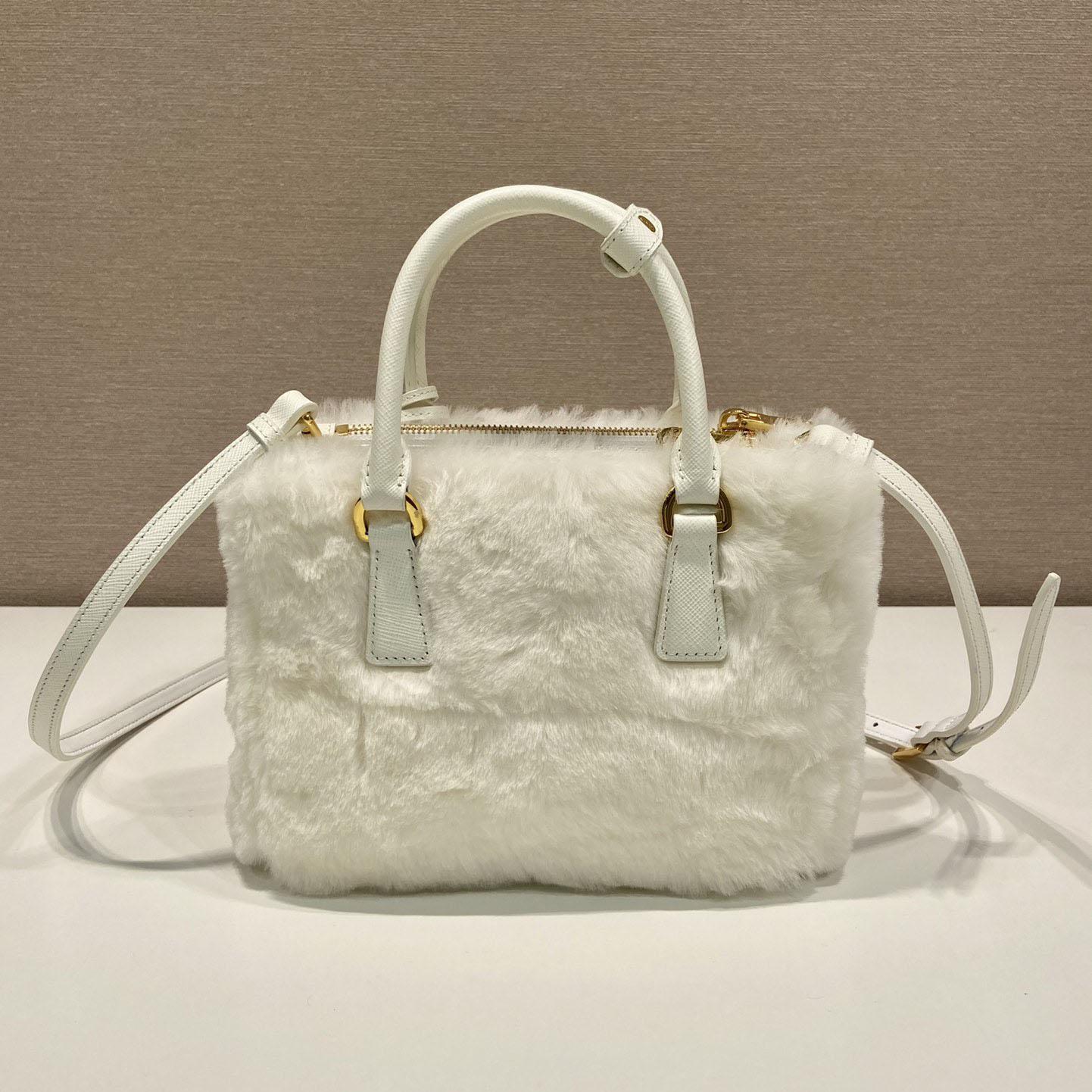 Prada Galleria Shearling Mini-Tasche - EUR FASHION