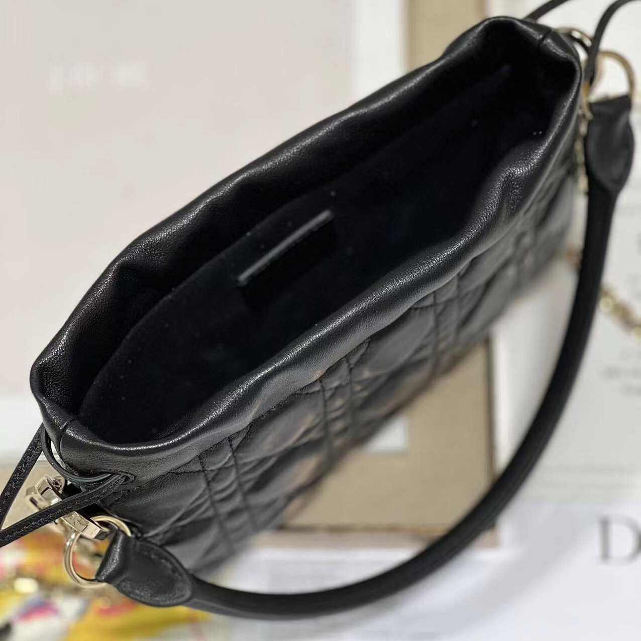 Dior Lady Dior Minitasche mit Kordelzug und Tragegriff oben - EUR FASHION