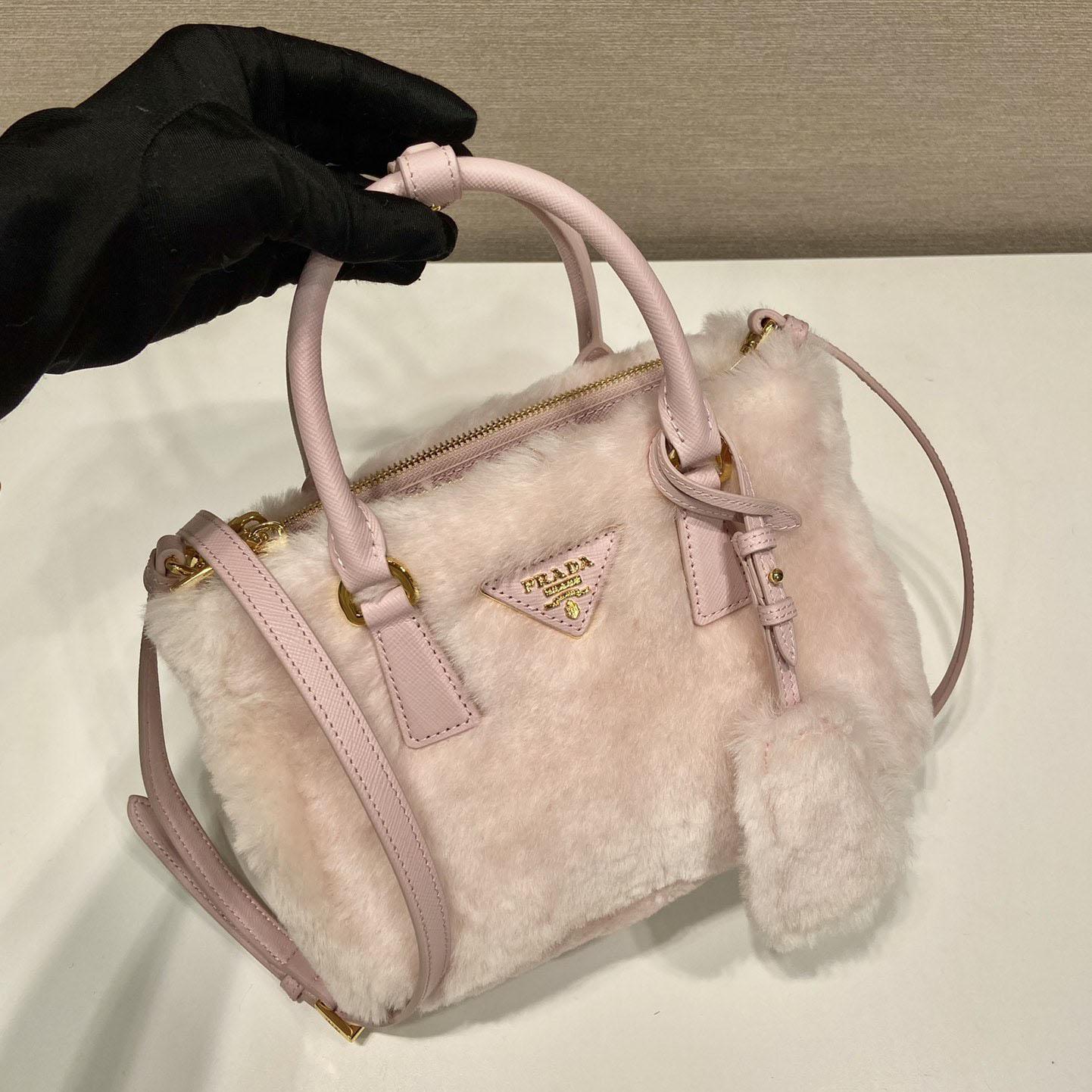 Prada Galleria Shearling Mini-Tasche - EUR FASHION