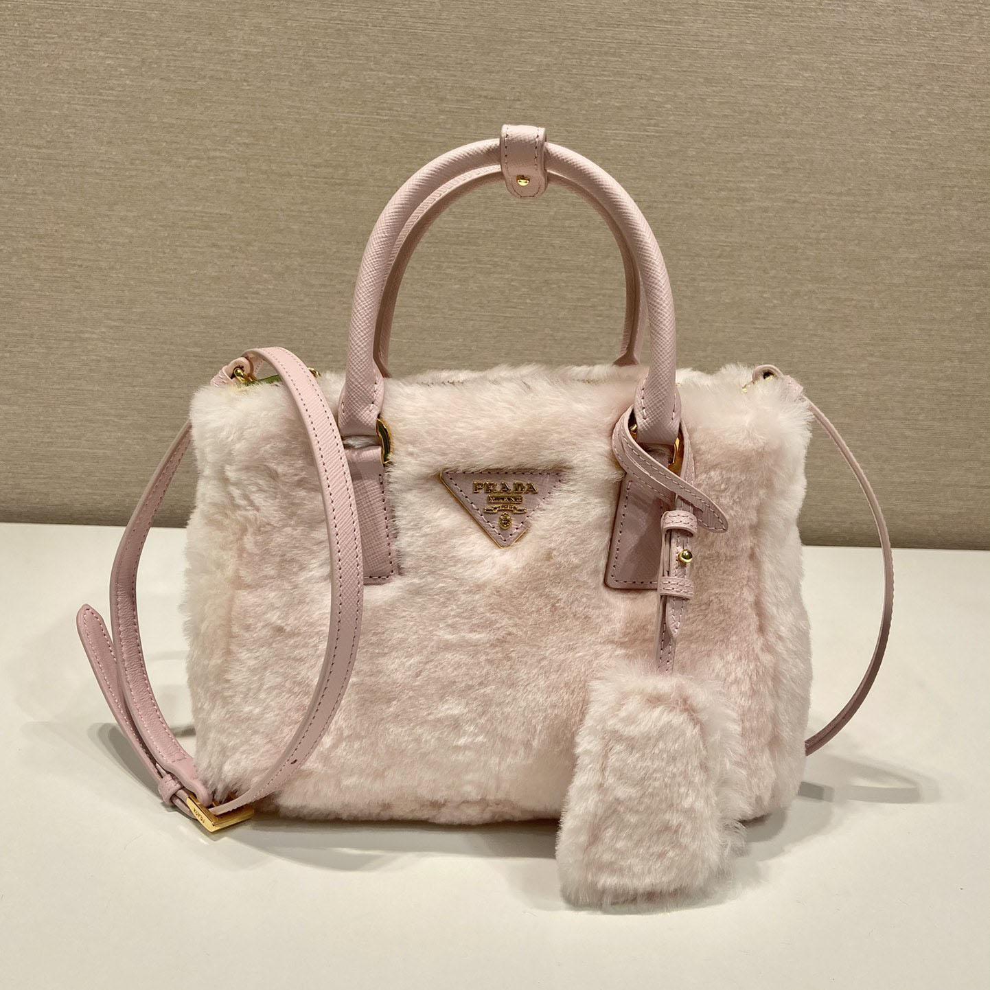 Prada Galleria Shearling Mini-Tasche - EUR FASHION