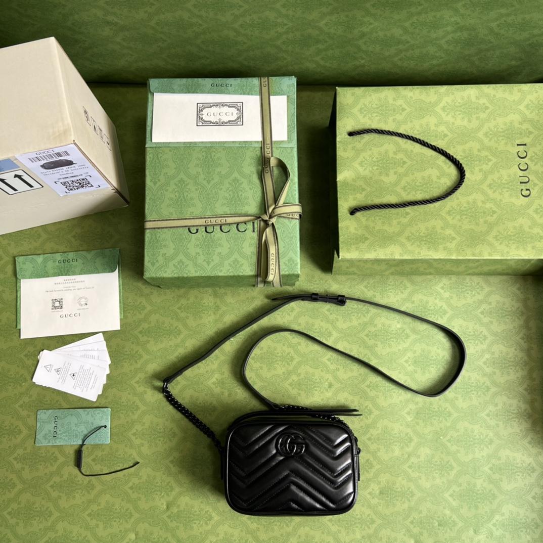 Gucci GG Marmont Mini-Umhängetasche (25-19-7 cm) - EUR FASHION