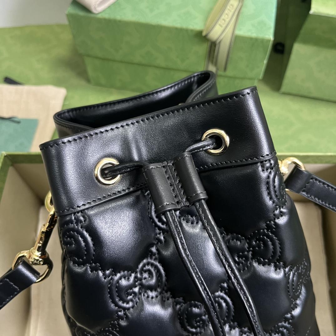Gucci GG Matelassé Beuteltasche (17*20*10cm) - EUR FASHION