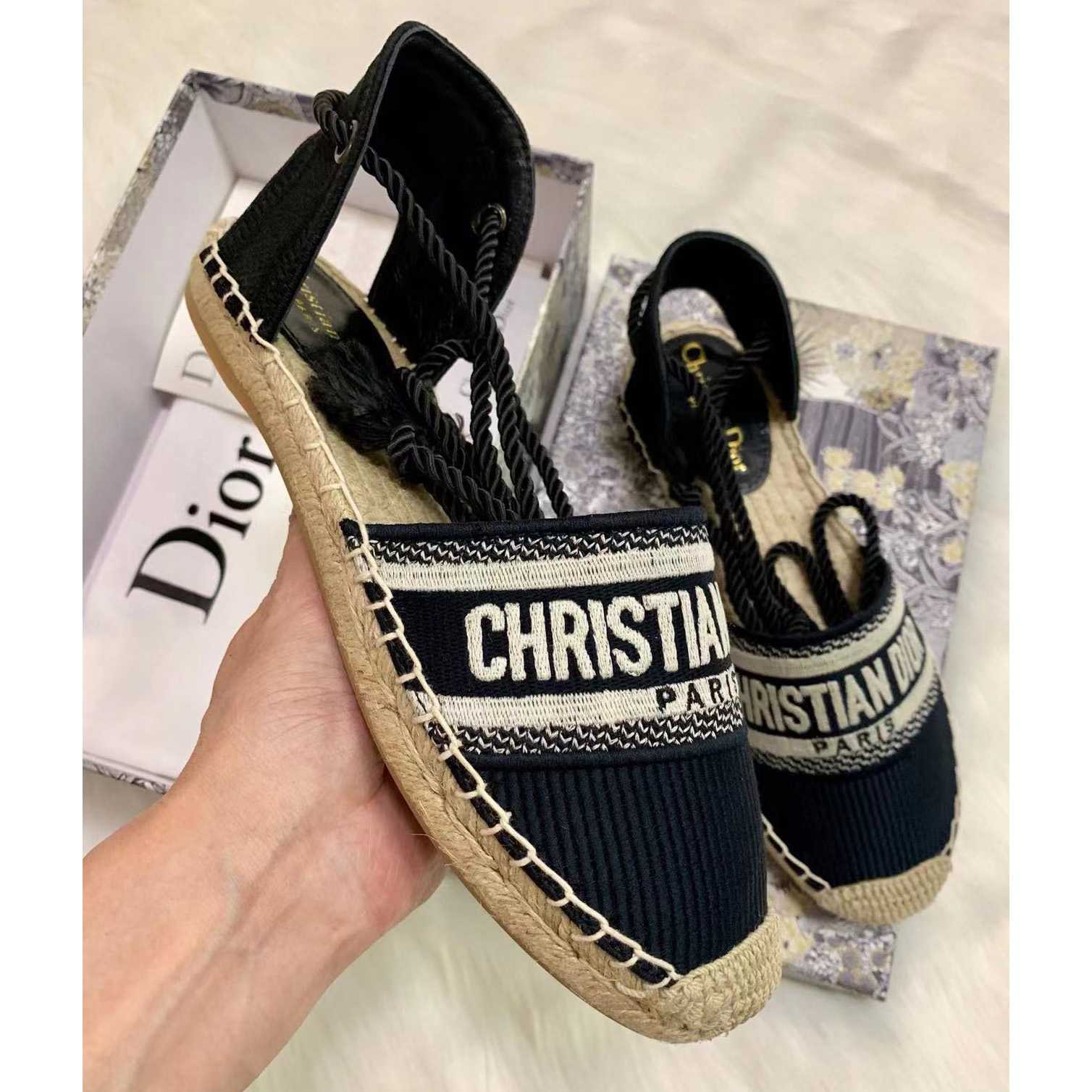 Dior Paris Vintage Espadrille-Sandalen - EUR FASHION