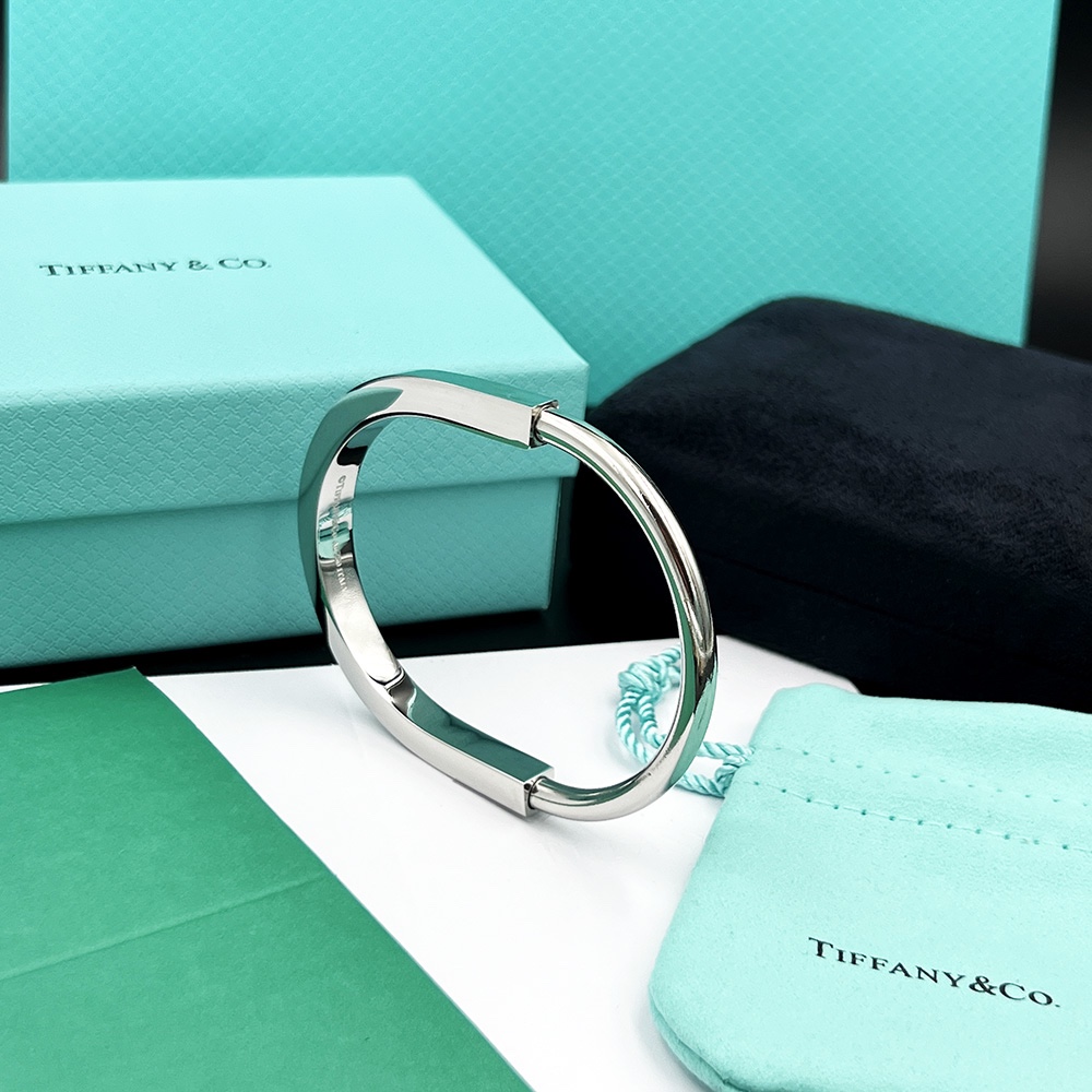 Tiffany&CO Lock-Armreif aus Weißgold - EUR FASHION