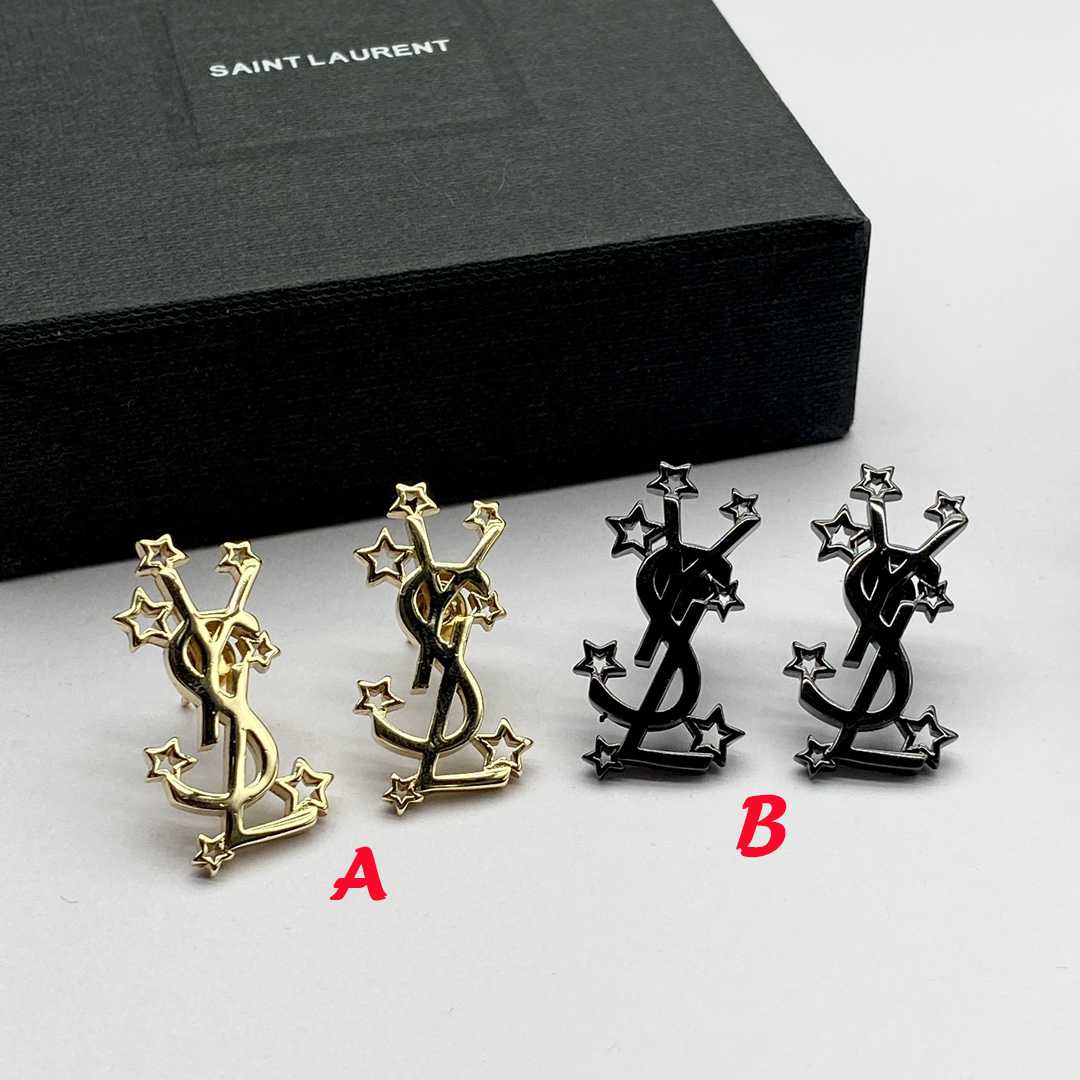 Saint Laurent YSL-Logo-Ohrringe - EUR FASHION