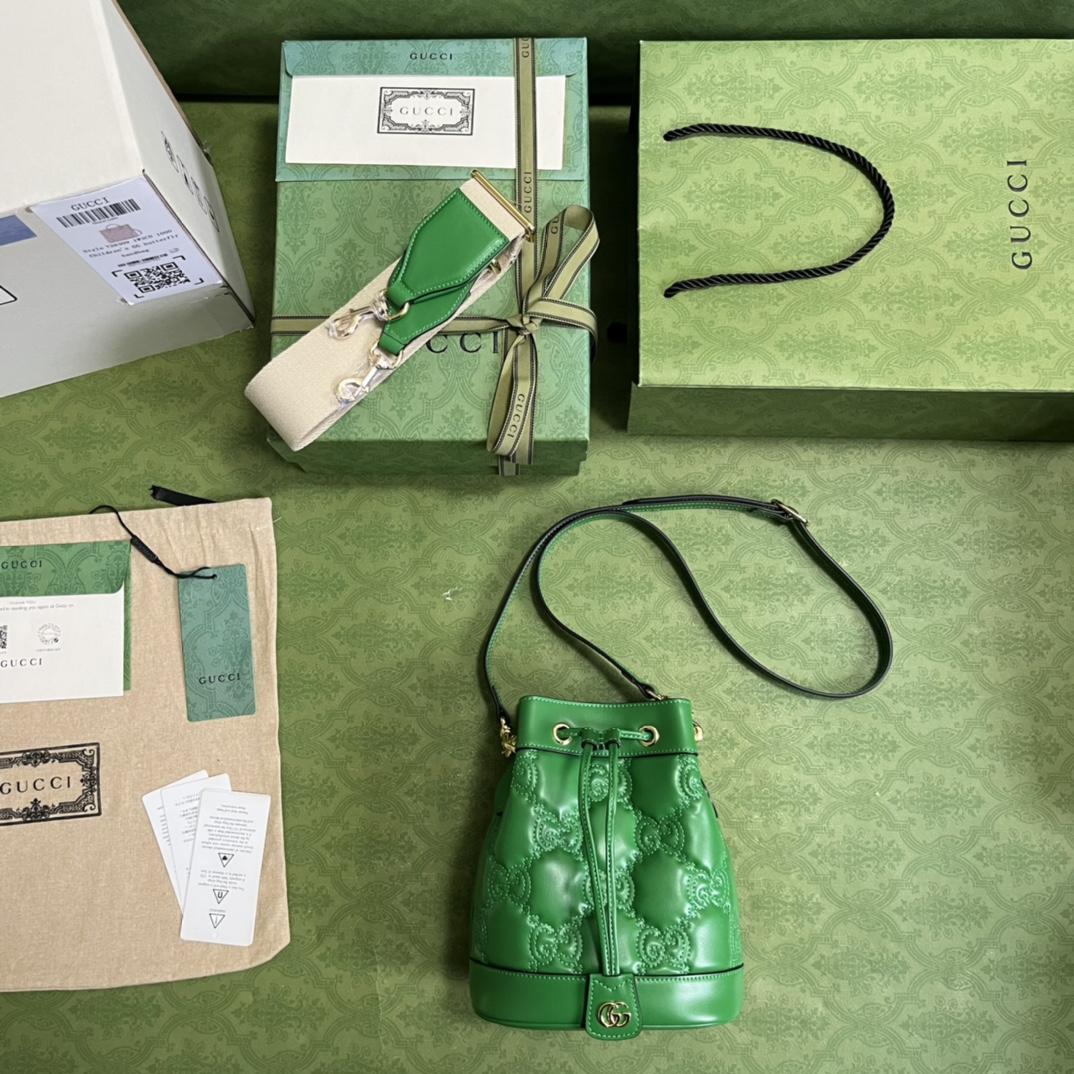Gucci GG Matelassé Beuteltasche (17*20*10cm) - EUR FASHION