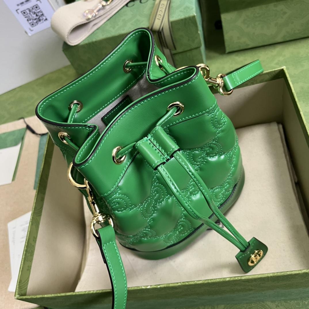 Gucci GG Matelassé Beuteltasche (17*20*10cm) - EUR FASHION