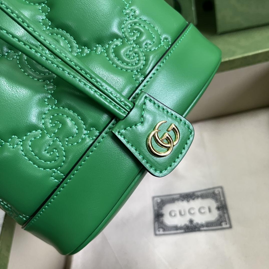 Gucci GG Matelassé Beuteltasche (17*20*10cm) - EUR FASHION